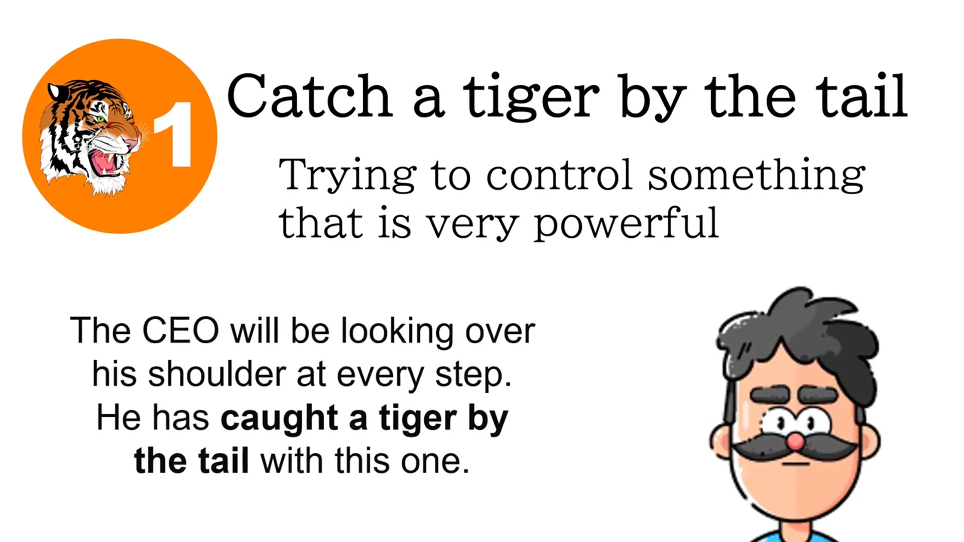 Playlist thumbnail for Common English Tiger Idioms
