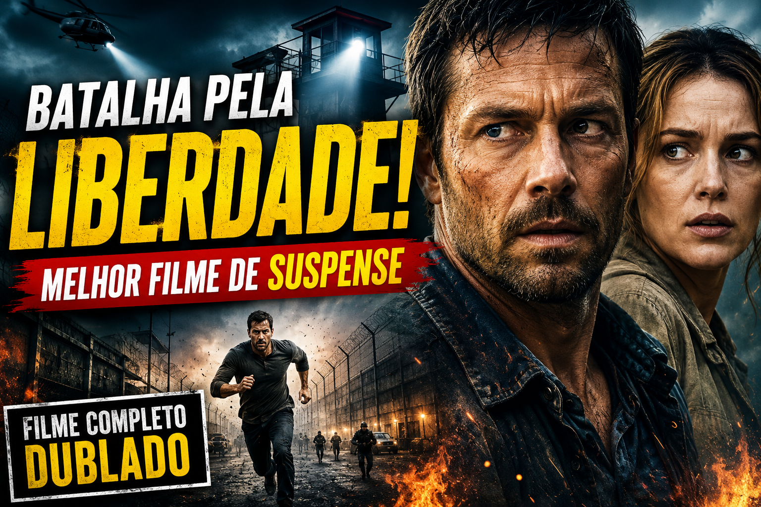 Video thumbnail for 3   🎬  Batalha pela liberdade! Melhor filme de suspense   Filme completo dublado em HD