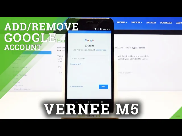 Video thumbnail for How to Add Google Account in VERNEE M5 - Remove Google User