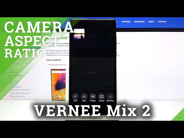 Video thumbnail for How to Change Aspect Ratio on VERNEE Mix 2 – Open Camera Settings