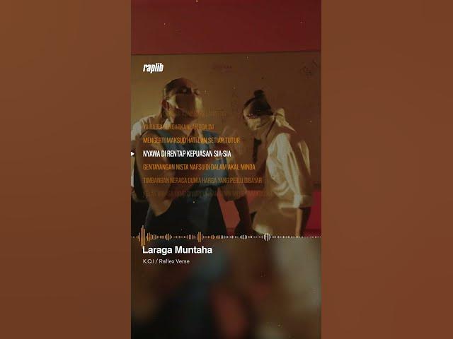 Video thumbnail for K.O.I Laraga Muntaha (Raflex Verse) #hiphop #rap #music #lyrics