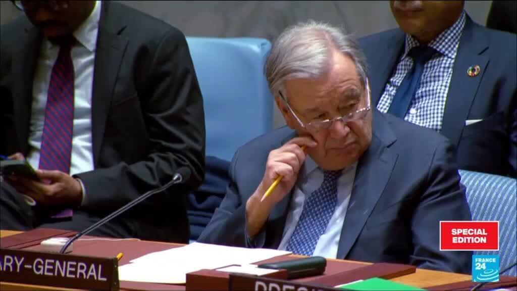 Video thumbnail for Emergency meeting of the Security Council after US-Israeli attacks on Iran