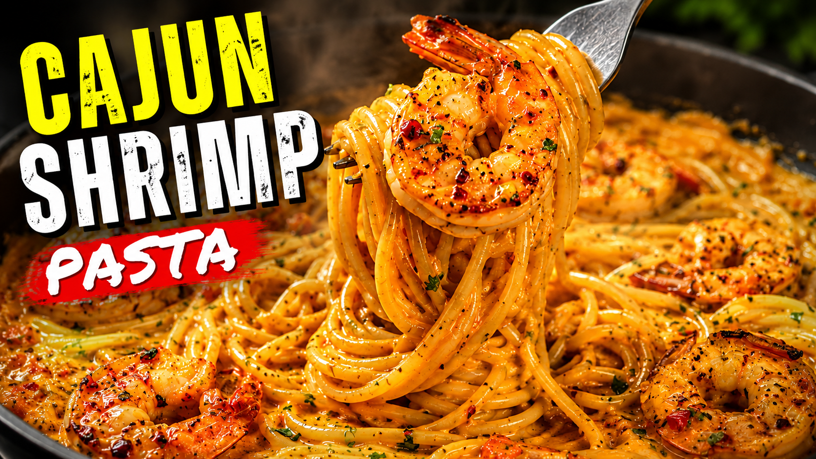 Video thumbnail for Creamy Cajun Shrimp Pasta Better Than Restaurants 😳