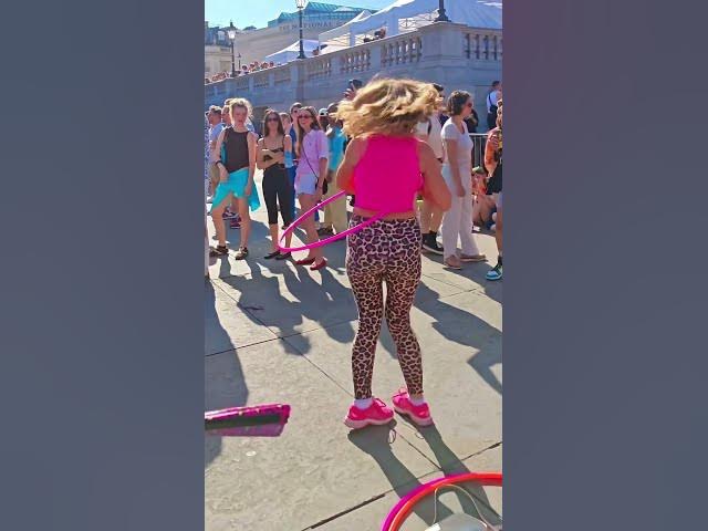 Video thumbnail for Hula hoop dance at London Pride!