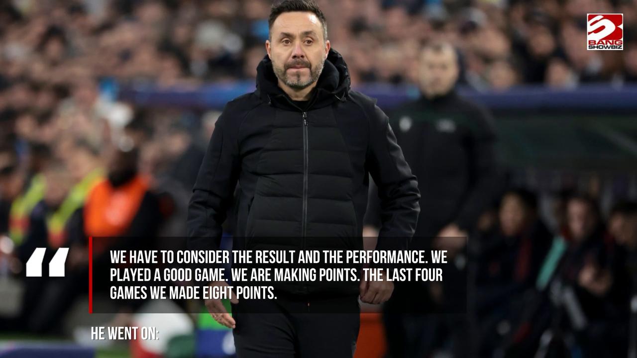 Video thumbnail for Roberto De Zerbi laments Tottenham 'mistakes' in draw with Leeds