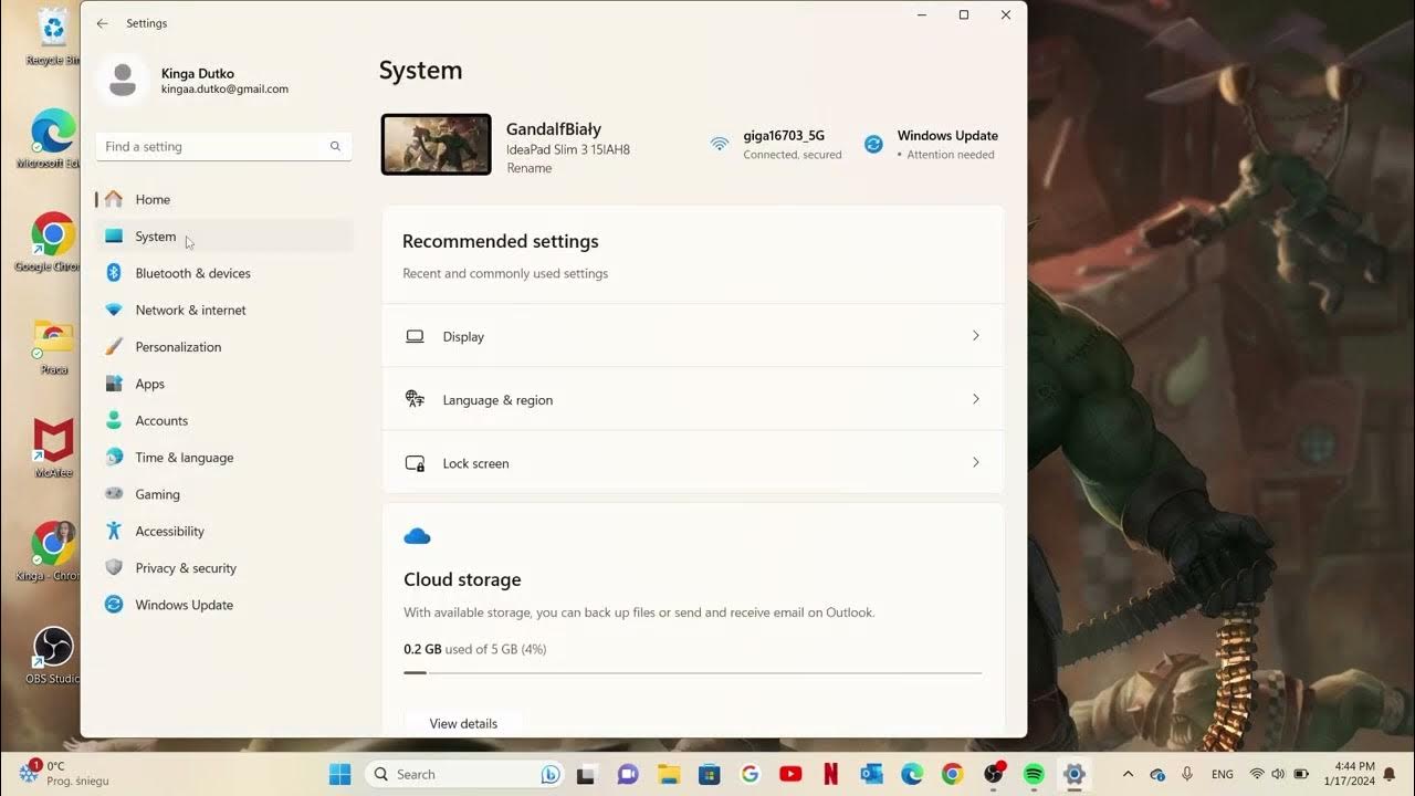 Video thumbnail for How To Rotate Display Orientation In Lenovo Ideapad Slim 3I