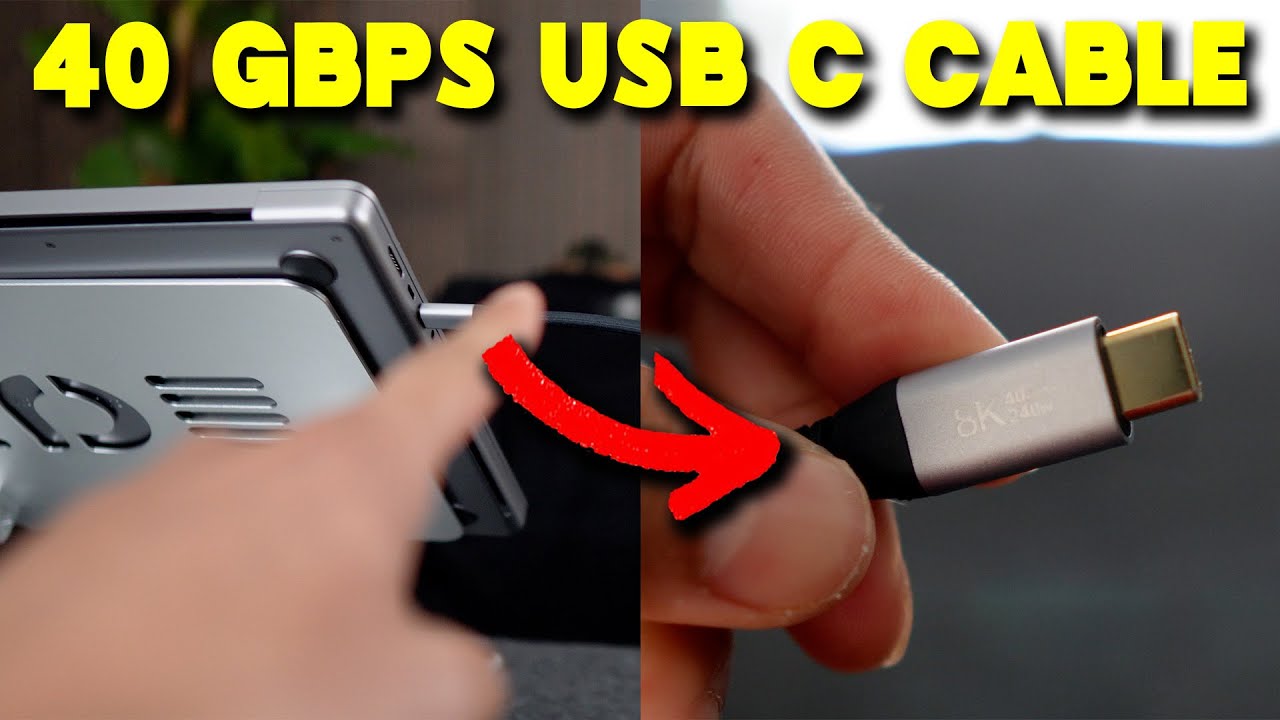 Video thumbnail for What To Expect With This 40Gbps USB C Monitor Cable