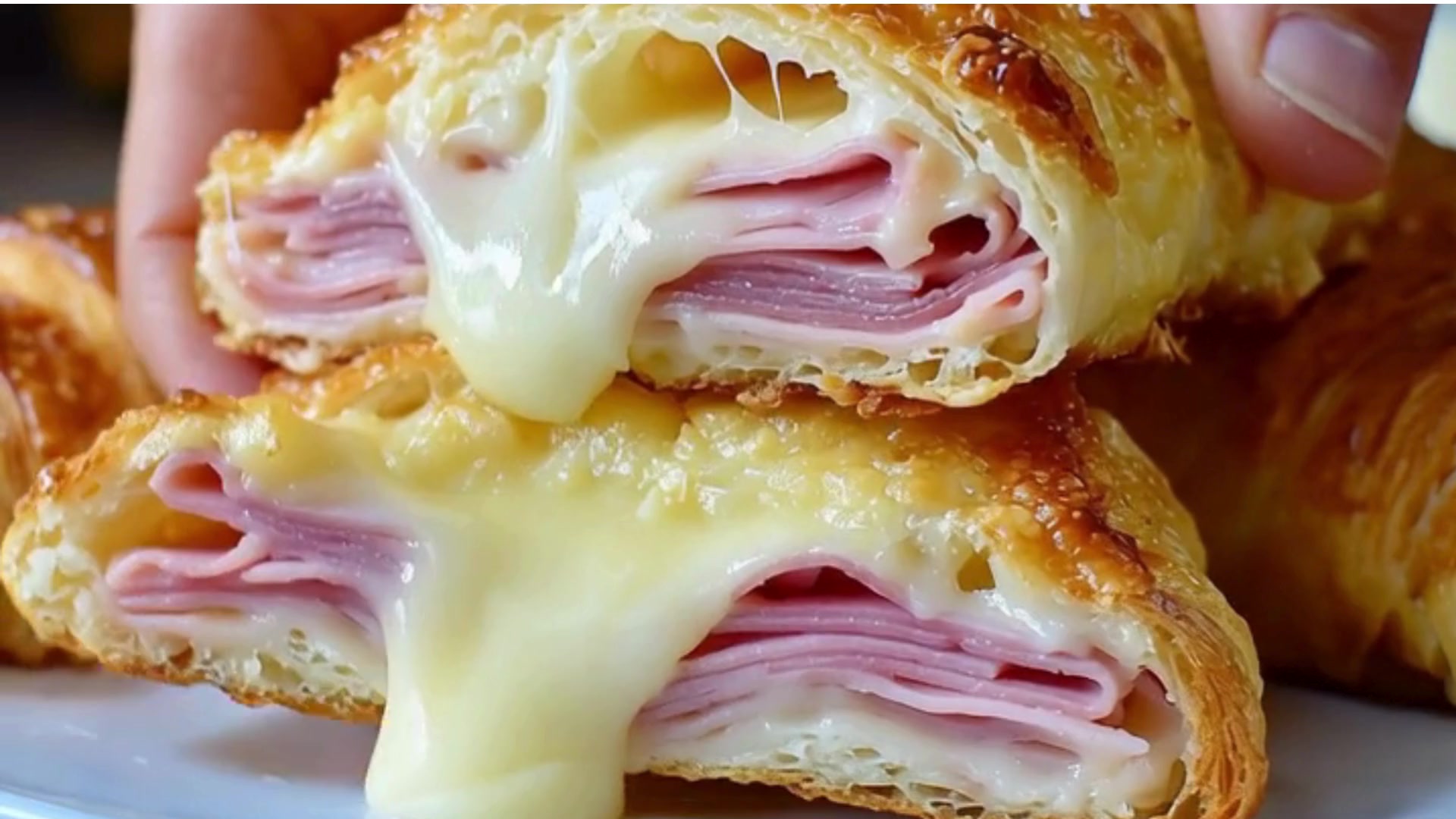 Video thumbnail for Baked Ham and Cheese Croissants Recipe | Easy Flaky Breakfast or Brunch Idea
