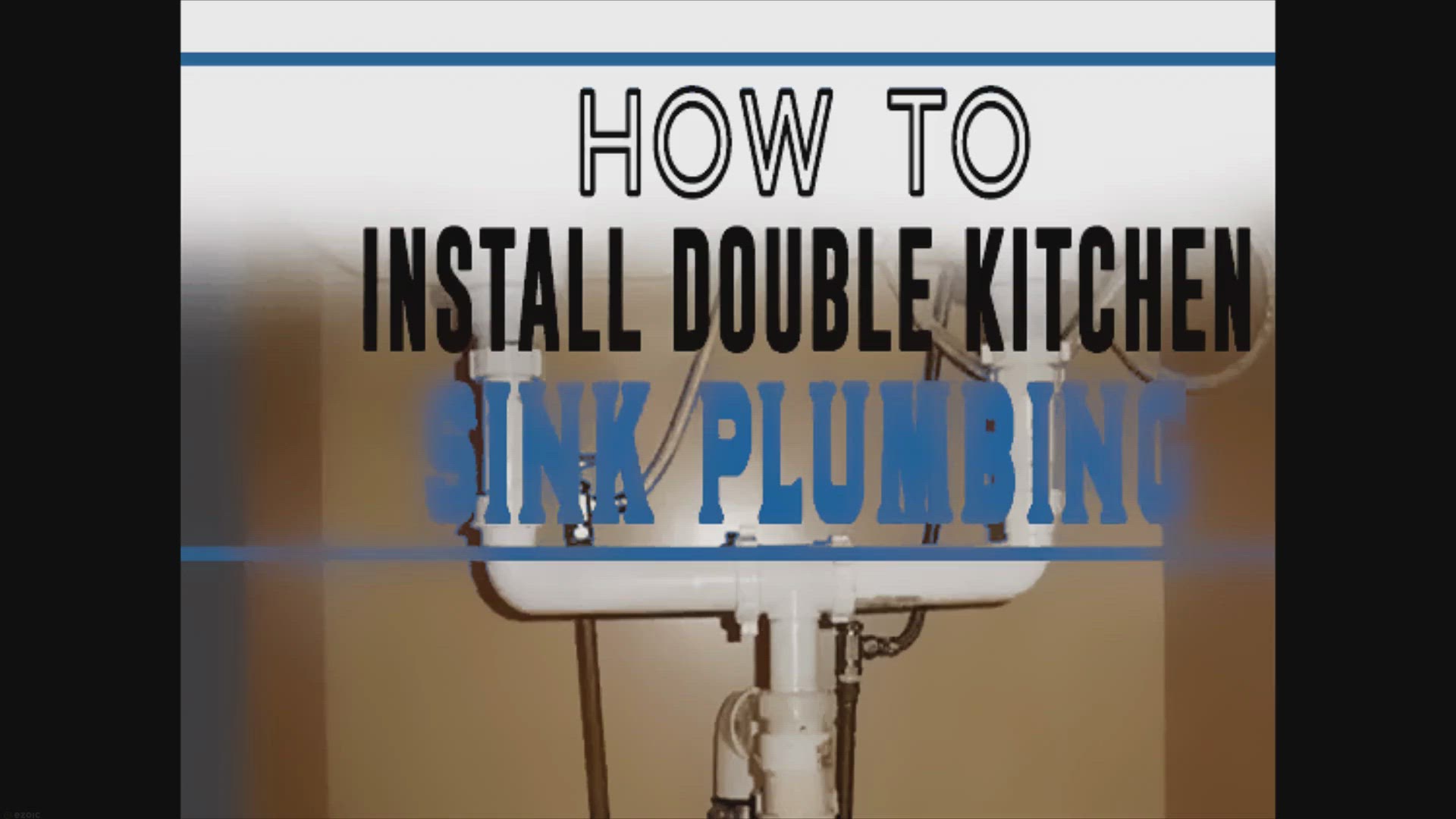 Video thumbnail for How To Install Double Kitchen Sink Plumbing