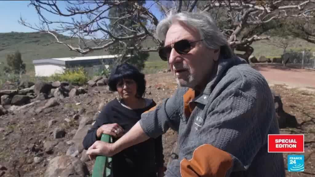 Video thumbnail for Israelis on border with Lebanon stay put despite Hezbollah strike threat