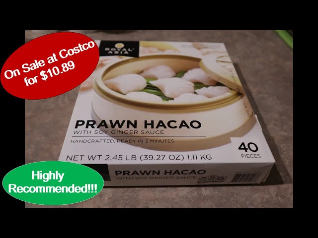 Video thumbnail for Costco Prawn Hacao Review. Purchased on Aug 11 2024