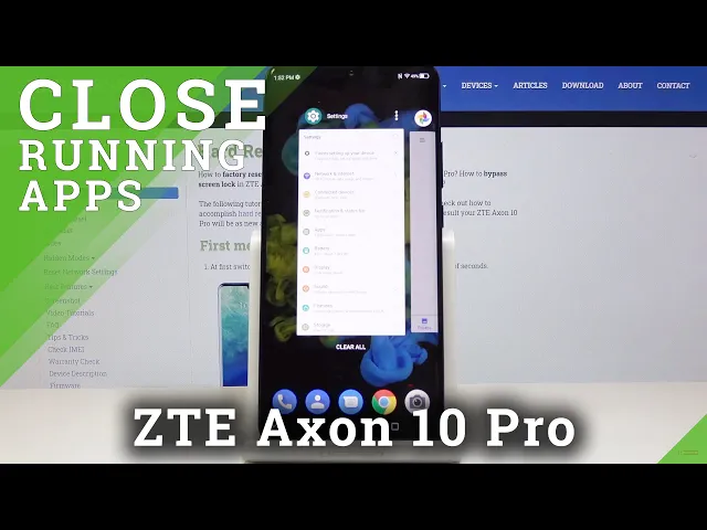 Video thumbnail for How to Turn Off Running Apps in ZTE Axon 10 Pro – Close Background Apps
