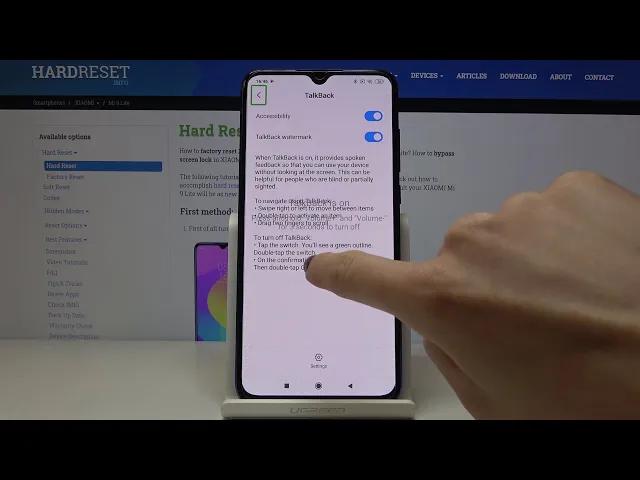 Video thumbnail for How to Use TalkBack Xiaomi Mi 9 Lite - Enable Voice Navigatior