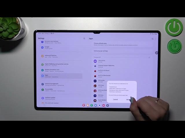 Video thumbnail for How to Reset App Preferences on SAMSUNG Galaxy Tab S9 Ultra?