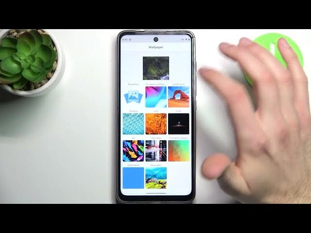 Video thumbnail for How to Change Wallpaper in MOTOROLA Moto G60s – Find Wallpaper Section