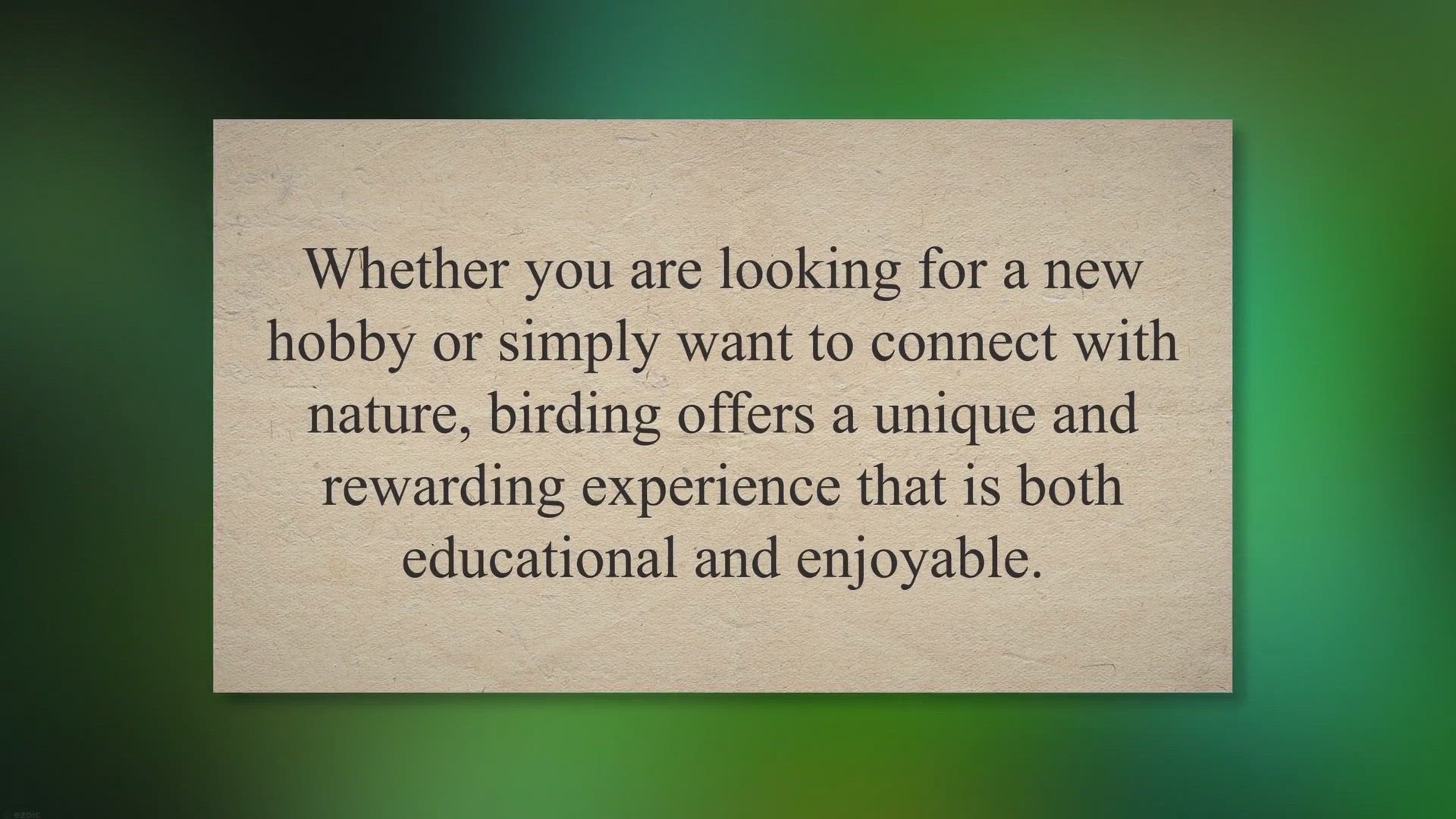 Video thumbnail for Discovering the World of Birding: Top 5 Fascinating Facts and Benefits