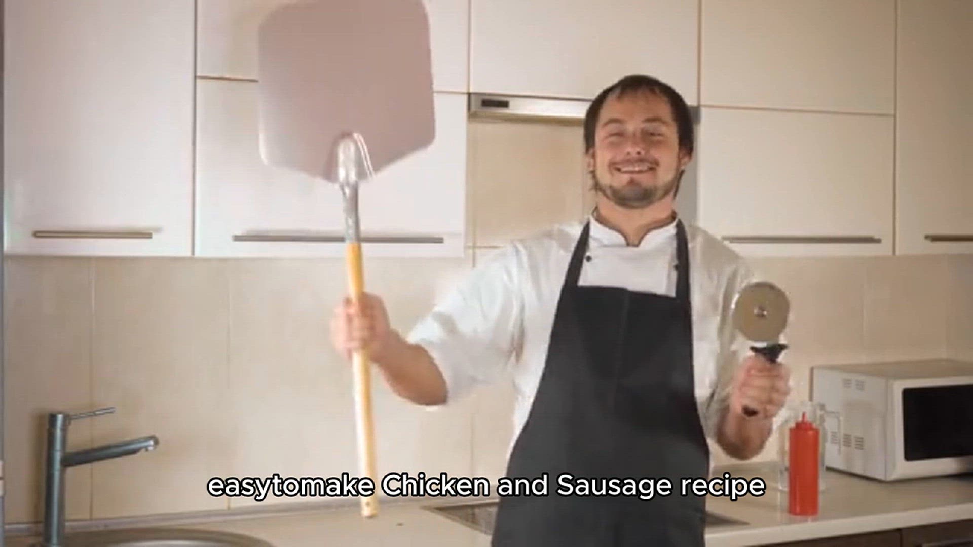 Video thumbnail for Chicken and Sausage Skillet