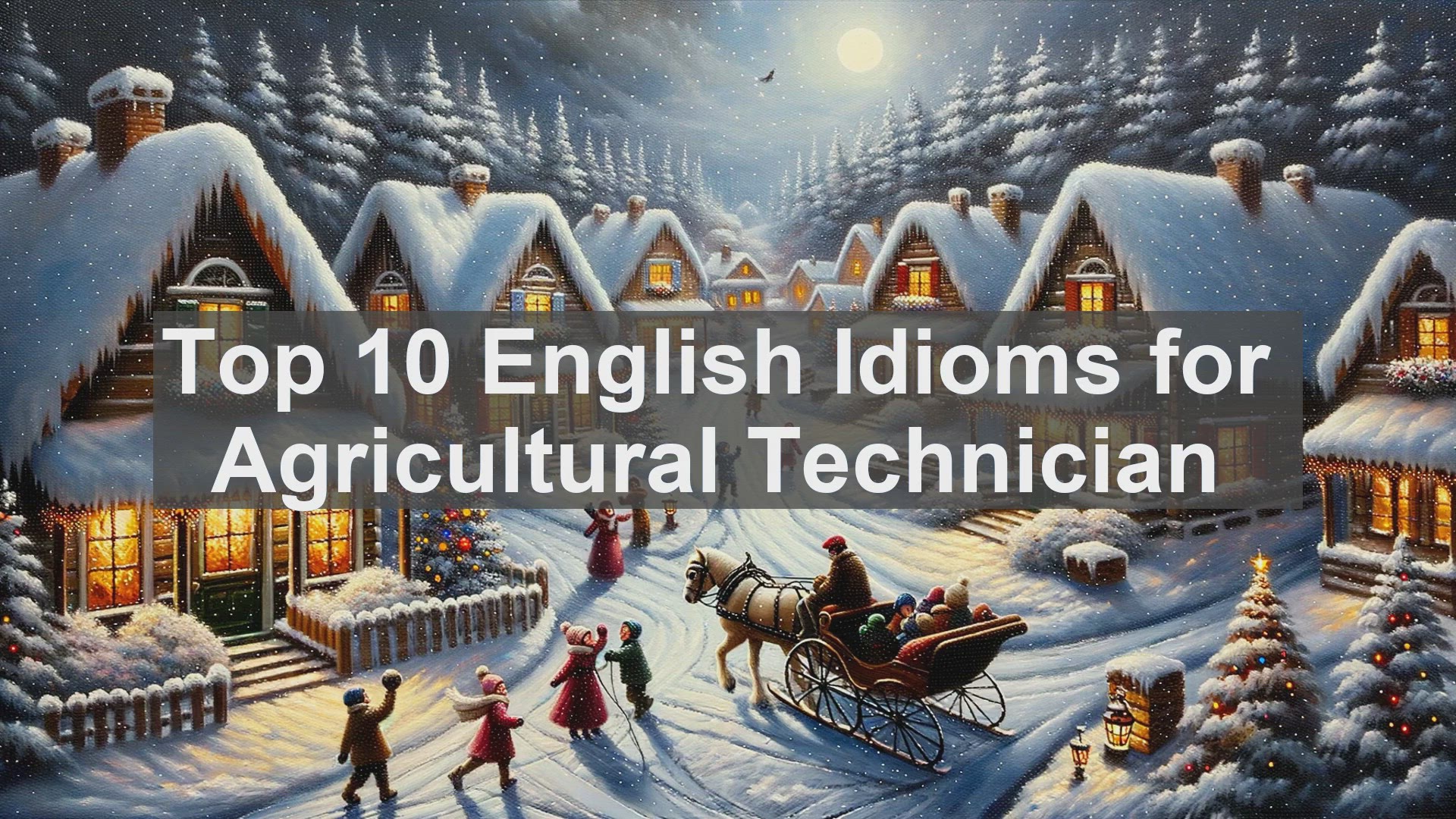 'Video thumbnail for Top 10 English Idioms for Agricultural Technician'