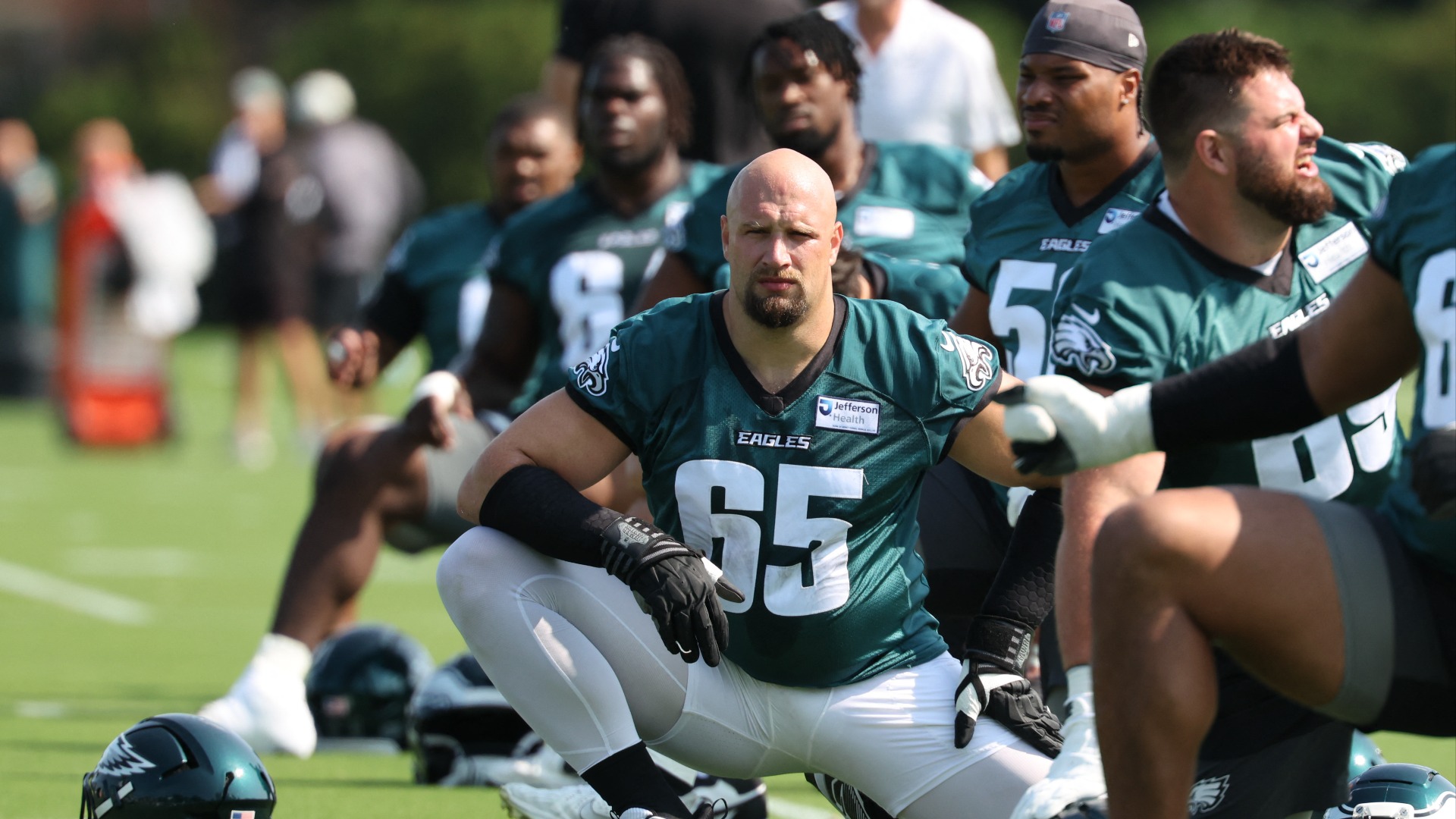 Video thumbnail for NFL Legend Lane Johnson Retires, Advocates for Mental Health