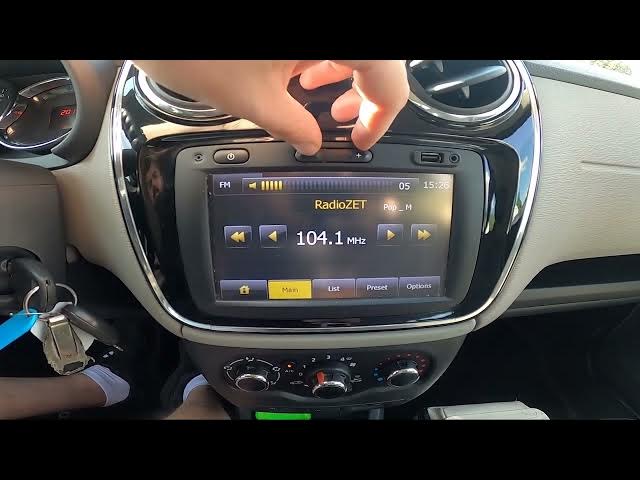 Video thumbnail for How to Turn Radio On or Off, and Change Radio Volume in Dacia Lodgy ( 2012 – now )