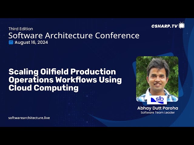 'Video thumbnail for Scaling oilfield production operations workflows using cloud computing'
