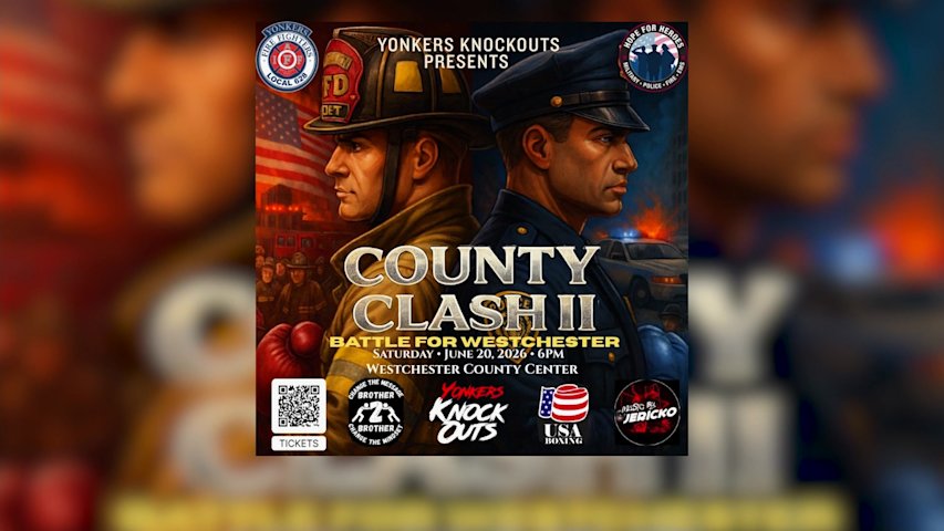 Video thumbnail for Westchester County Clash return with police, firefighters boxing for a cause