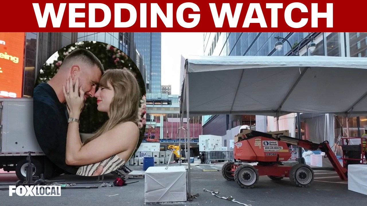 Video thumbnail for Taylor Swift, Travis Kelce wedding watch: Street closures begin around MSG