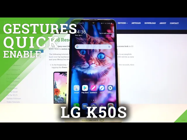 Video thumbnail for Quick Launch by Double Press Power Key on LG K50S - Turn On Quick Launch