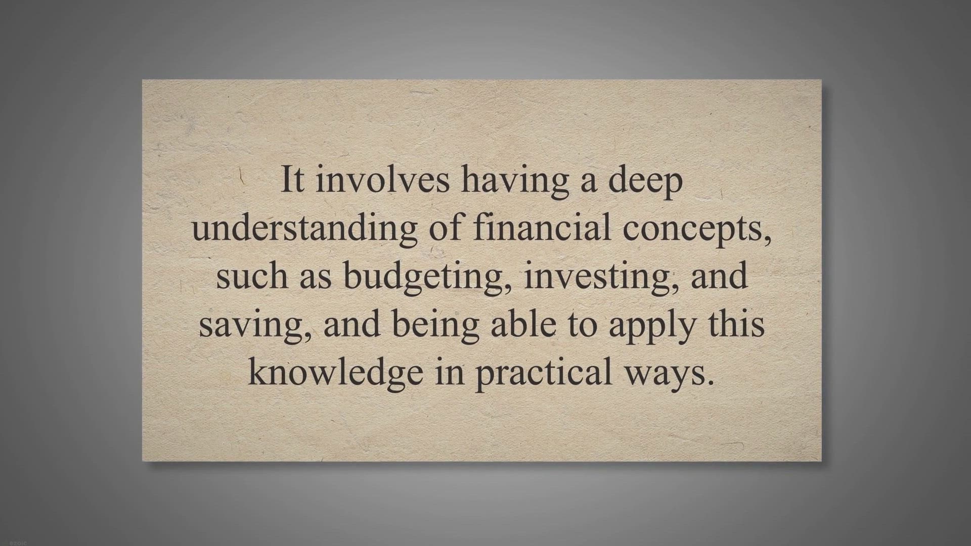 Video thumbnail for Mastering Financial Intelligence: A Comprehensive Guide to Understanding, Developing, and Benefiting from Your Financial Acumen