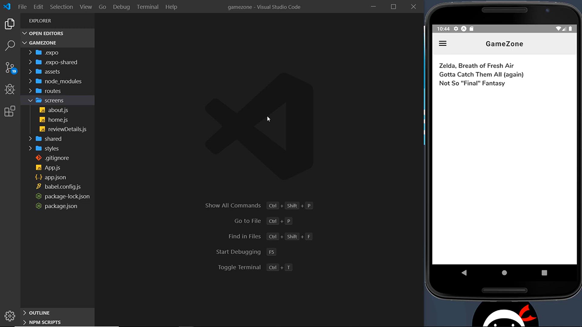 'Video thumbnail for React Native Tutorial #26 - Custom Card Component'