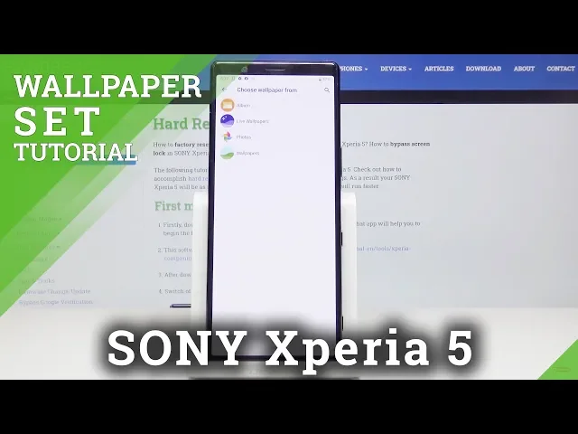 Video thumbnail for How to Change Wallpaper in SONY Xperia 5 – Desktop Update