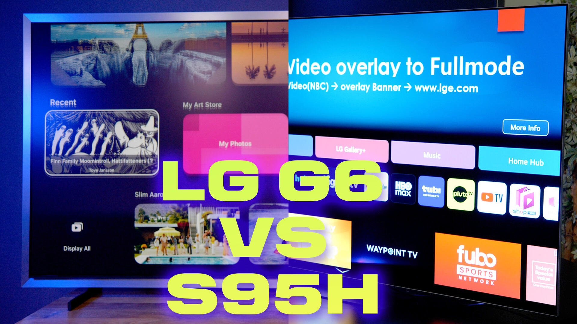 Video thumbnail for Samsung S95H vs. LG G6 OLED Comparison