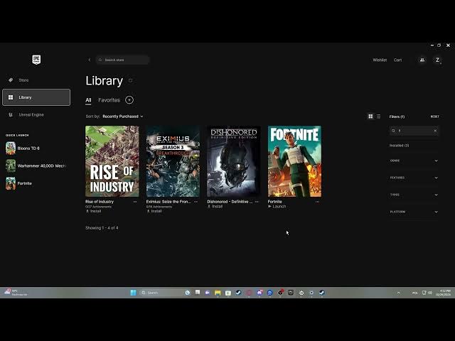 Video thumbnail for How To Add &  Remove Game Launch Parameters On Epic Games Launcher 2023 / 2024