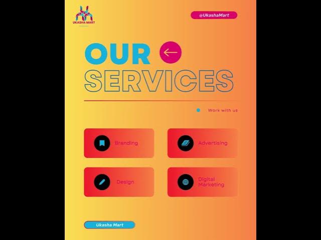Video thumbnail for Modern creative agency service list @UkashaMart
