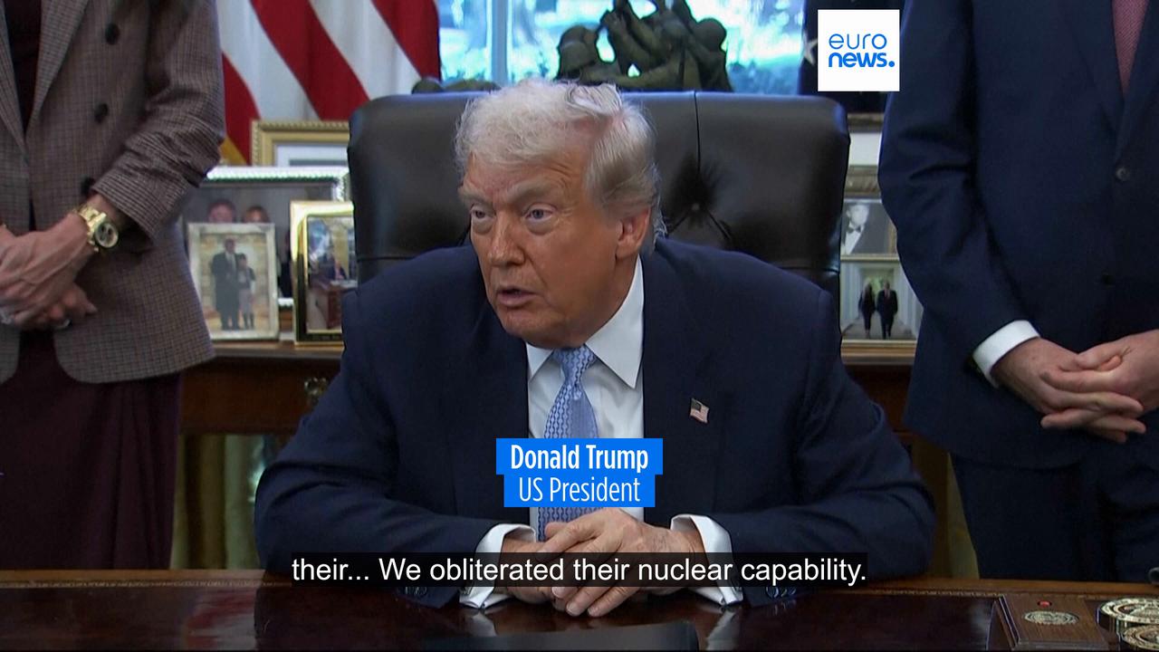 Video thumbnail for Trump says US to sell F-35 jets to Saudi Arabia on eve of crown prince's US visit