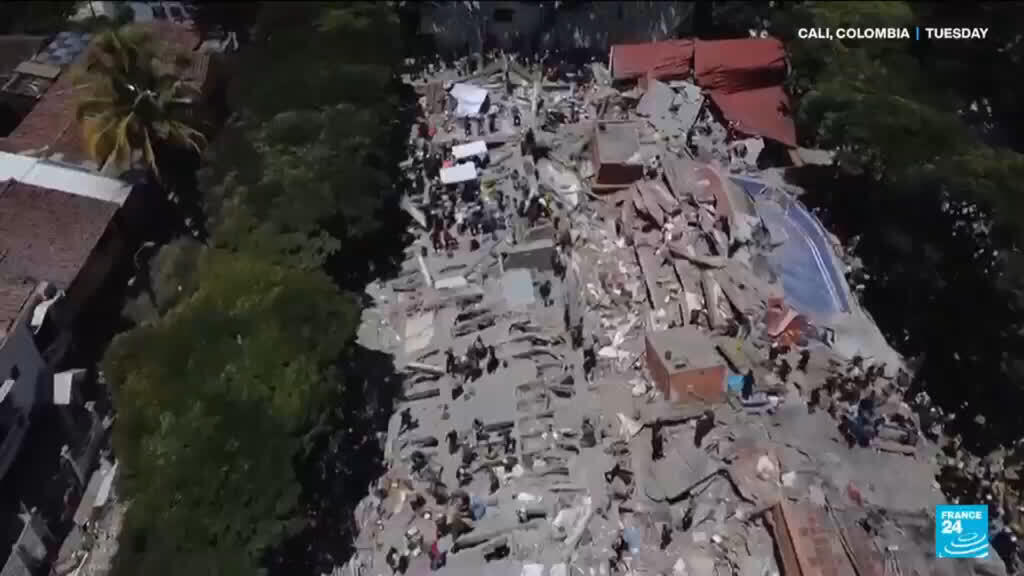 Video thumbnail for Death toll rises after Colombia earthquake
