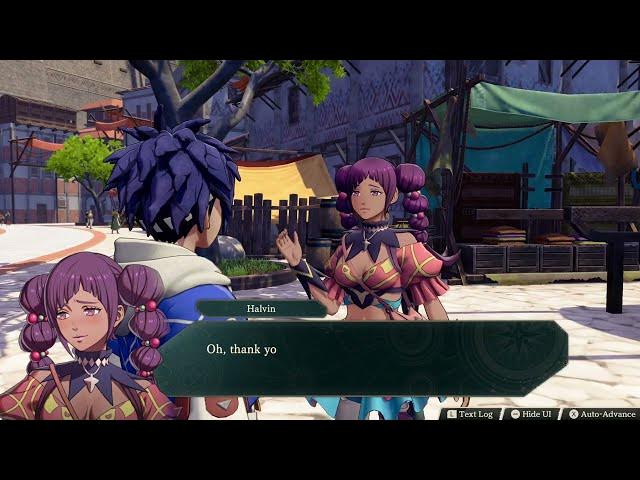 Video thumbnail for Fire Emblem: Fortune's Weave - P 1 Cai's Path Ch 5: Give Halvin Pickled Vegetables | Invite To Meal