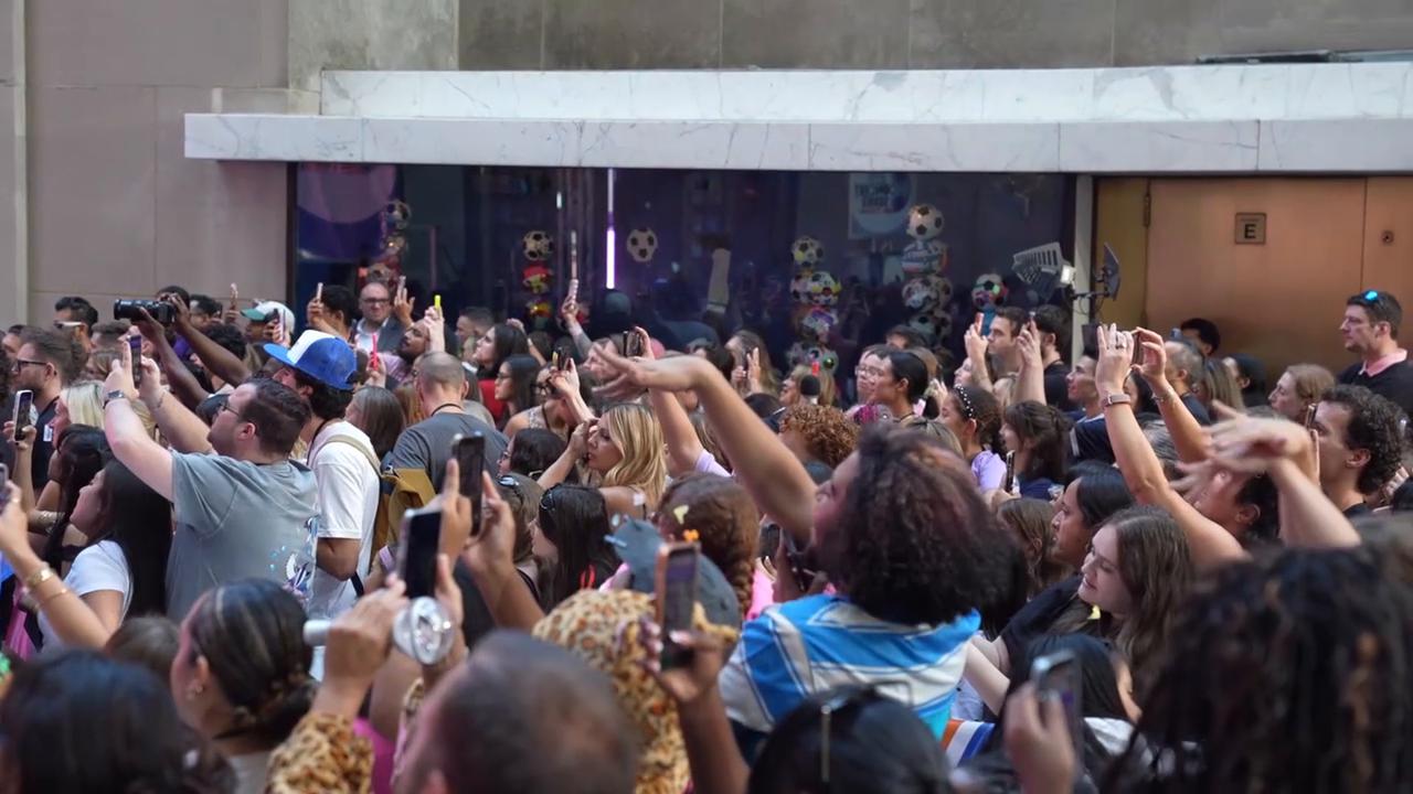 Video thumbnail for Katseye concert on NBC Today Show 9.