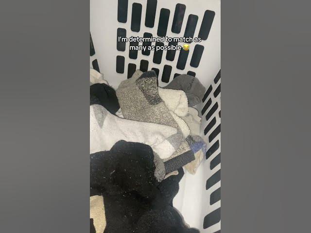 Video thumbnail for I just like to be able to have matches available #Socks #Mismatching #Laundry #Group7