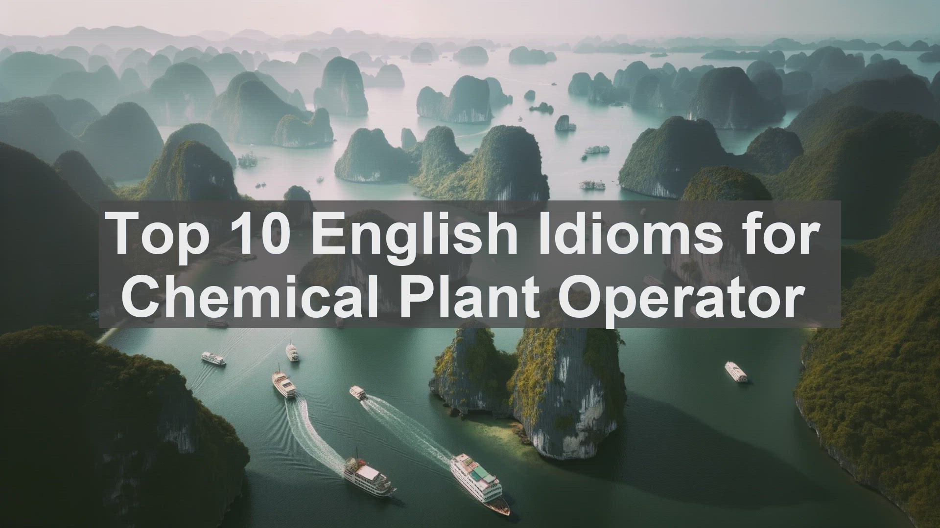 'Video thumbnail for Top 10 English Idioms for Chemical Plant Operator'