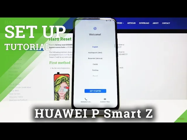 Video thumbnail for Huawei P Smart Z Set Up Process