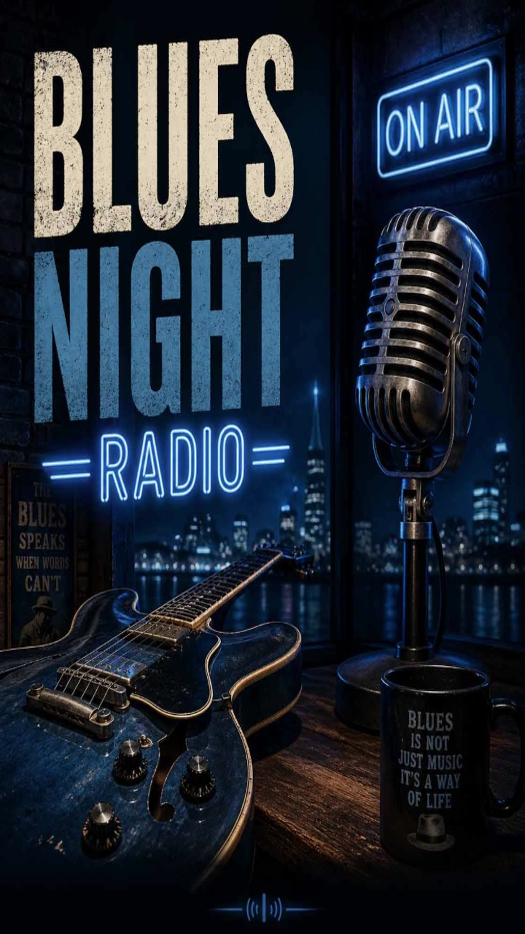 Video thumbnail for Blues Night Radio - Fifty Musicians Chasing B.B. King