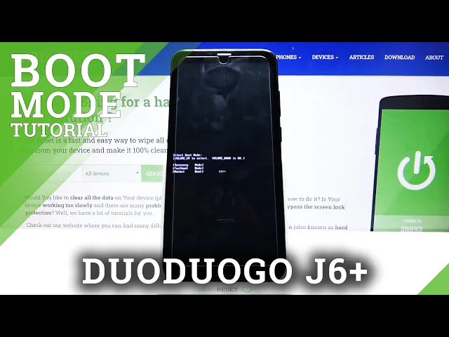 Video thumbnail for How to Enter Boot Mode on DUODUOGO J6+ - Open Boot Mode