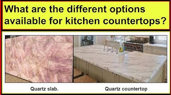 'Video thumbnail for Different types of kitchen countertops./Kitchen countertops based on materials.'