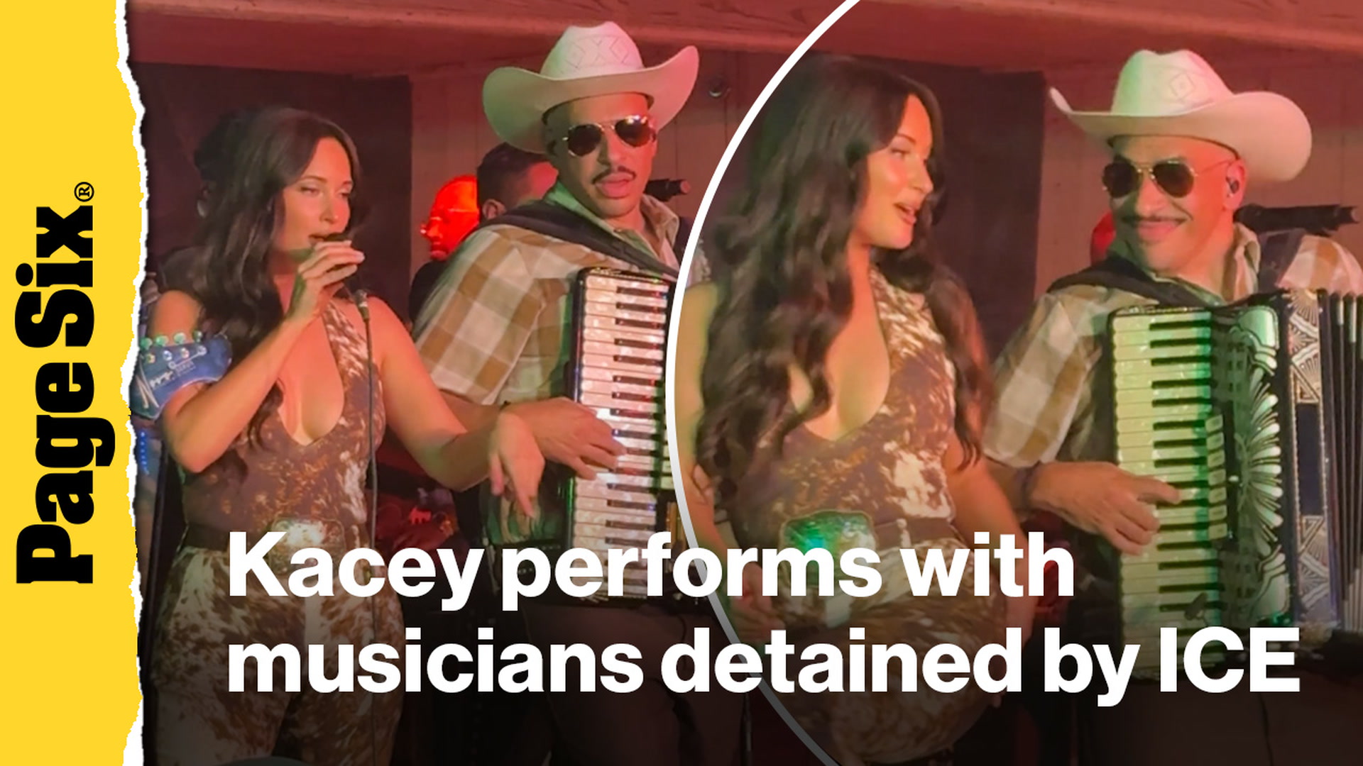 Video thumbnail for Kacey Musgraves performs with Texas mariachi brothers detained by ICE