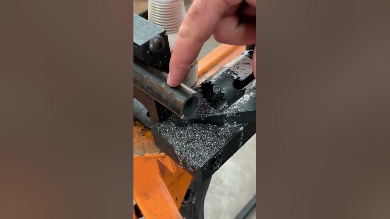 Video thumbnail for How to Notch Pipes Fast #shorts