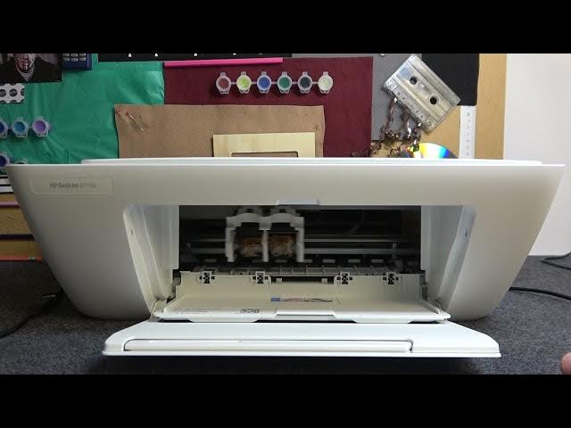 Video thumbnail for How to change inks on HP Deskjet 2710e – How to change cartridges