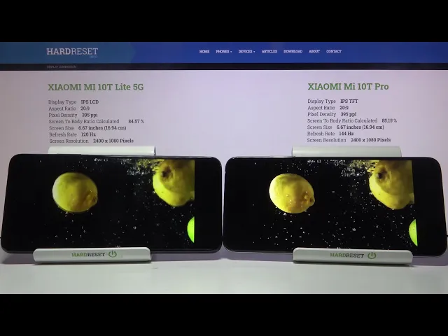 Video thumbnail for Display Comparison XIAOMI Mi 10T Lite vs XIAOMI 10T Pro - Check which SCREEN is better