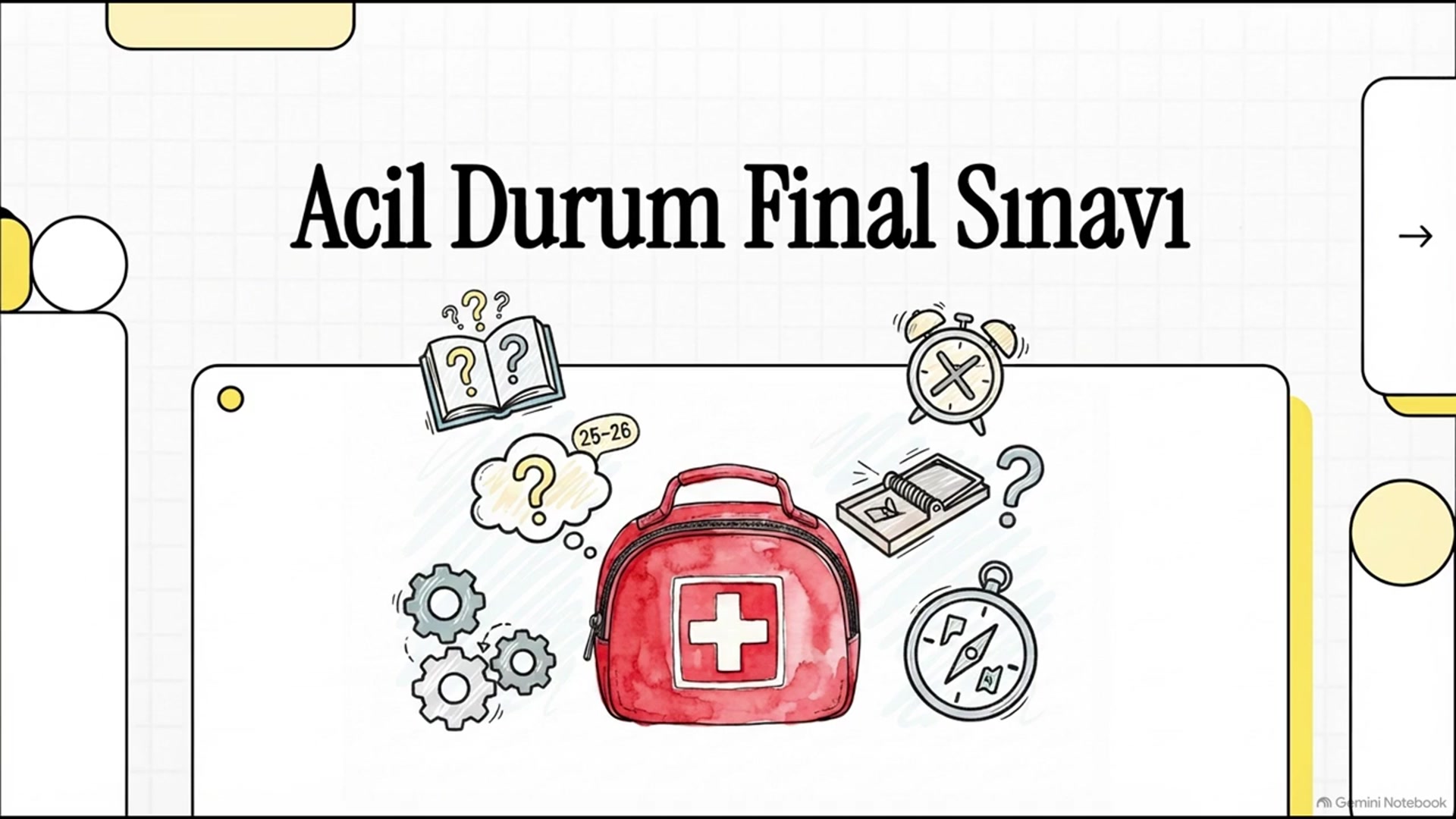 Video thumbnail for Acil Durum Yönetimi 2025-2026 Final Soruları