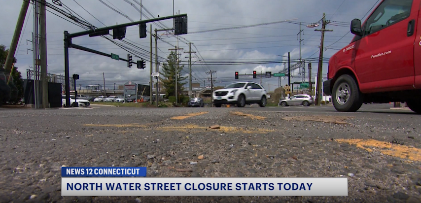 Video thumbnail for North Water Street in Norwalk closed for the week due to walk bridge project construction